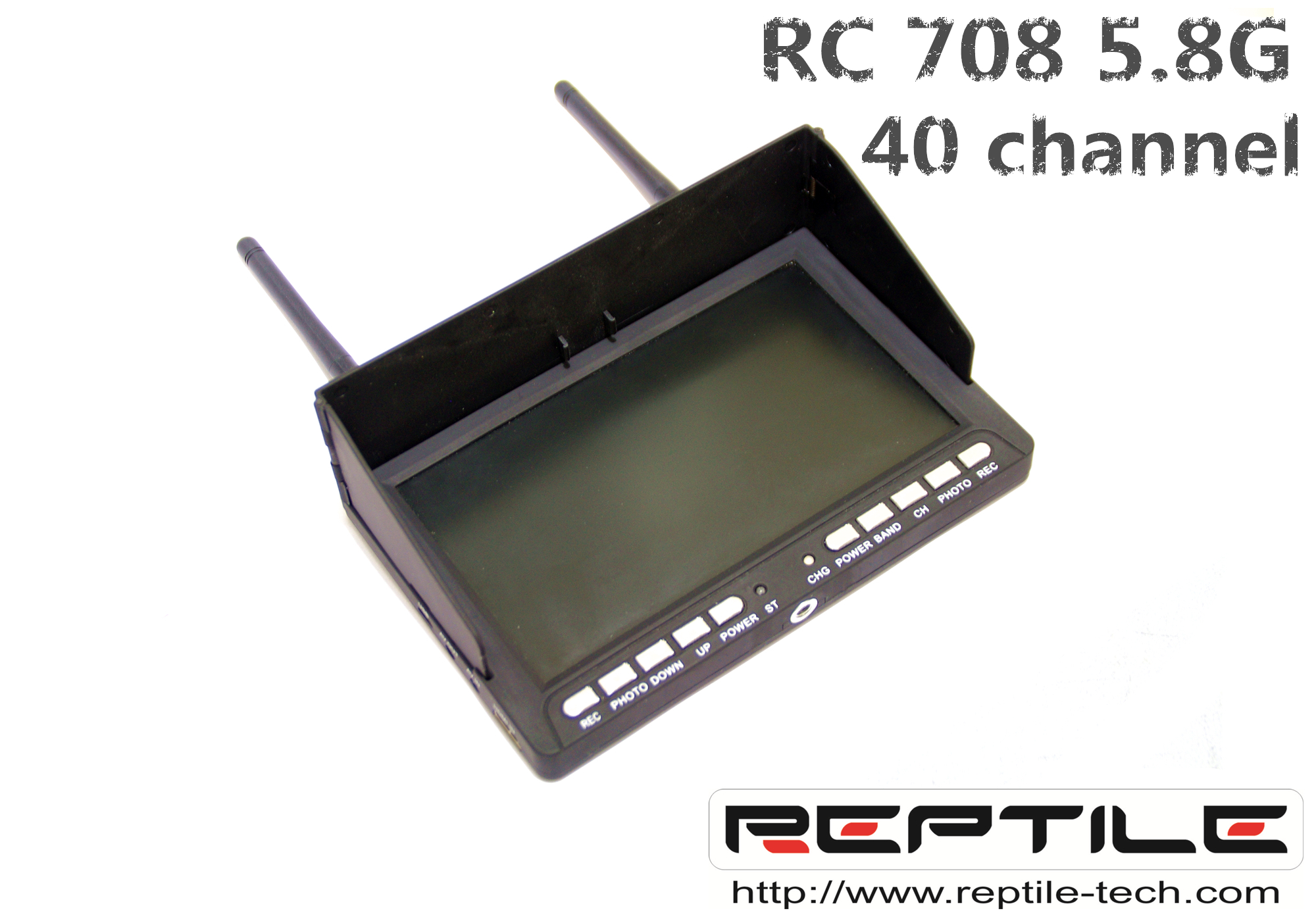 5.8G FPV 7 inch SKY RC708 display(图2)